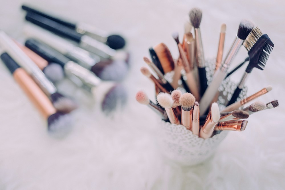 Makeup brushes and beauty tools
