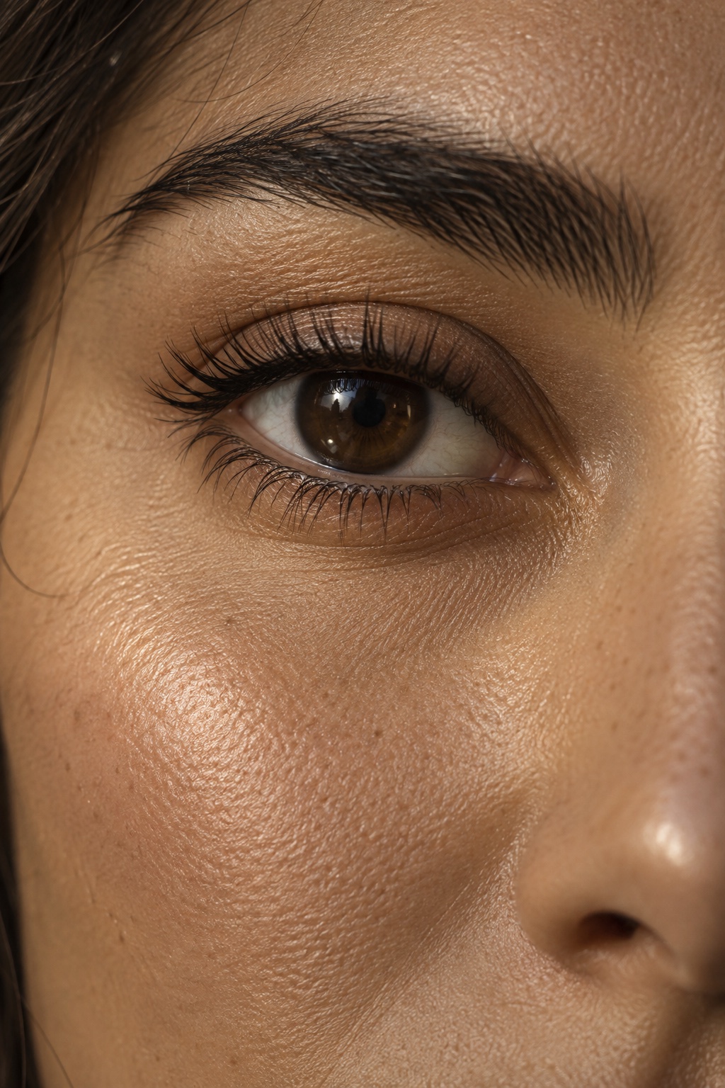 Original campaign close-up of naturally defined lashes